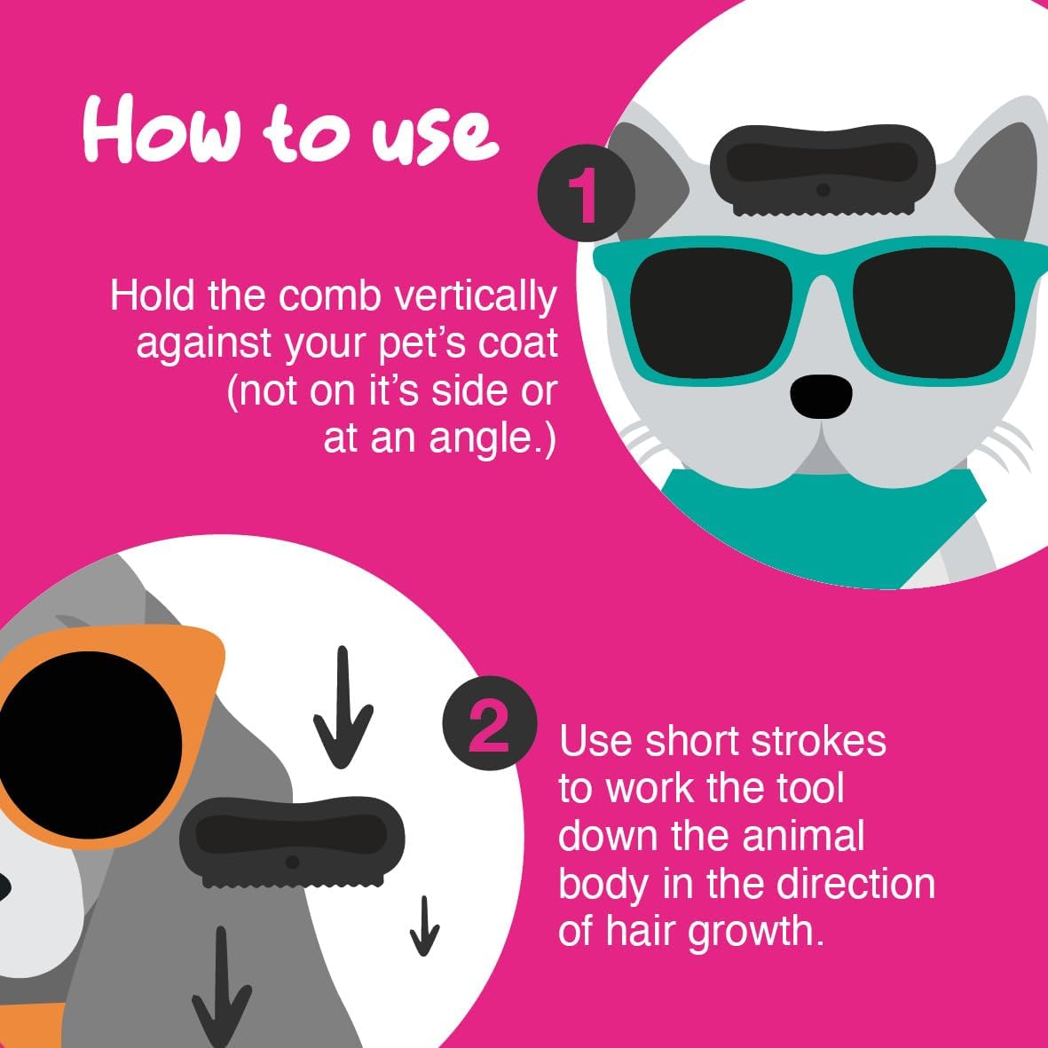 Deshedding & Grooming Brush for Dogs - Image 2