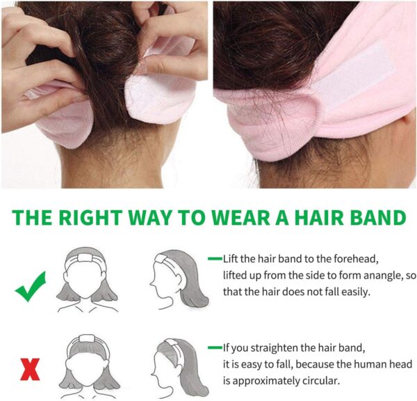 3 Pieces Towel Headband - Image 2