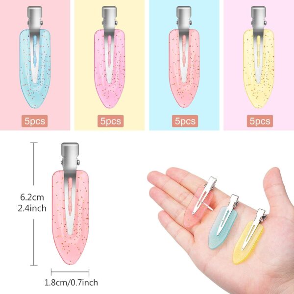 20pcs No Bend Hair Clips - Image 4
