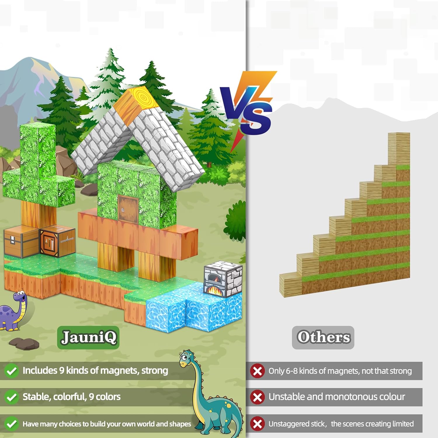 Magnetic Blocks Sensory Toys - Image 4