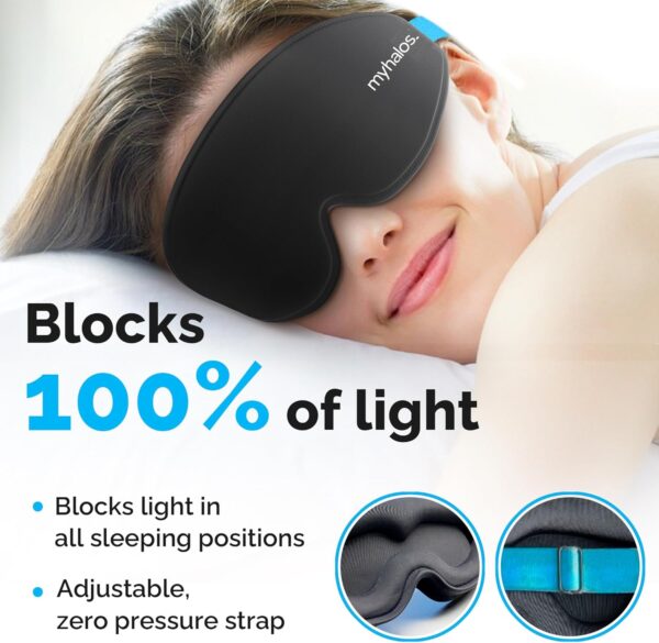100% Blackout Sleep Masks - Image 3