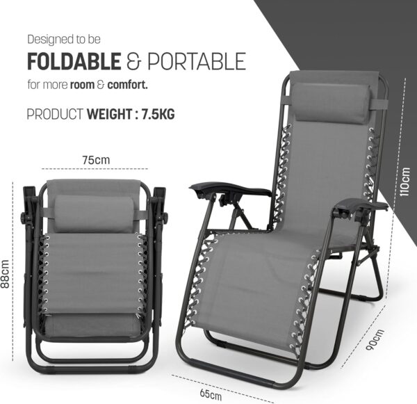 Keplin Gravity Chairs 2 Pack - Image 3