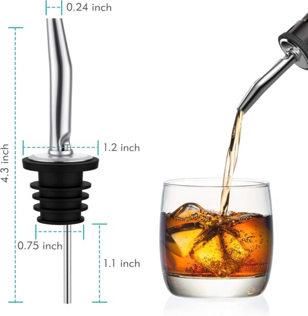 Bottle Pourers for Spirits - Image 2