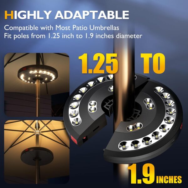 Garden Parasol Lights LED - Image 2