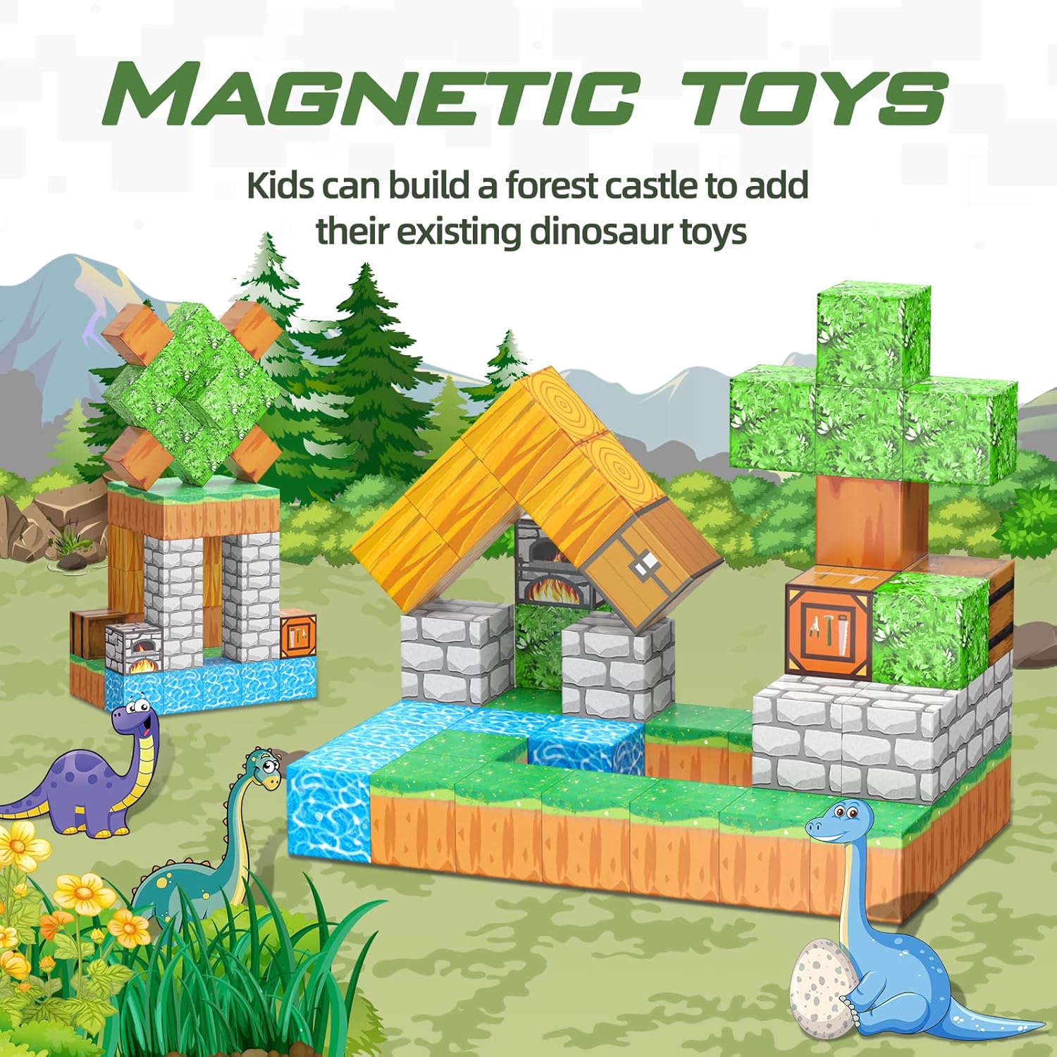 Magnetic Blocks Sensory Toys - Image 3